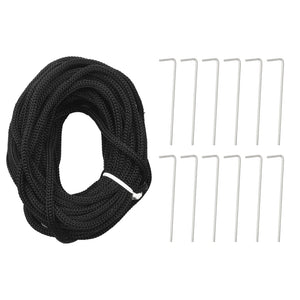 Albero di Natale Pennone Colorato 732 LED 500 cm 343529