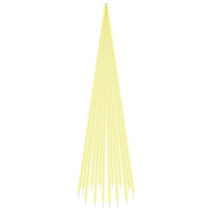 Albero di Natale Pennone Bianco Caldo 1134 LED 800 cm 343530