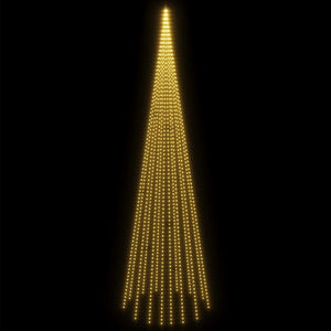 Albero di Natale Pennone Bianco Caldo 1134 LED 800 cm 343530