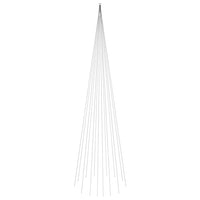 Albero di Natale Pennone Bianco Freddo 1134 LED 800 cm 343531