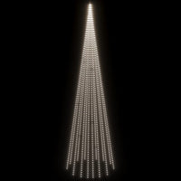 Albero di Natale Pennone Bianco Freddo 1134 LED 800 cm 343531