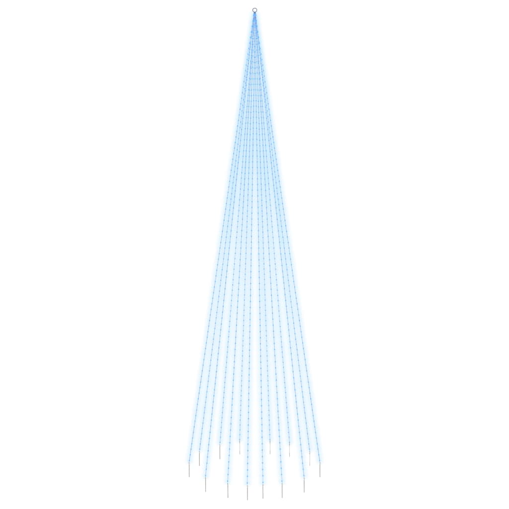 Albero di Natale Pennone Blu 1134 LED 800 cm 343532