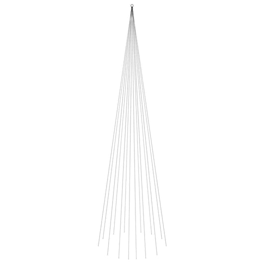 Albero di Natale Pennone-Decorazioni natalizie Colorato 1134 LED 800 cm