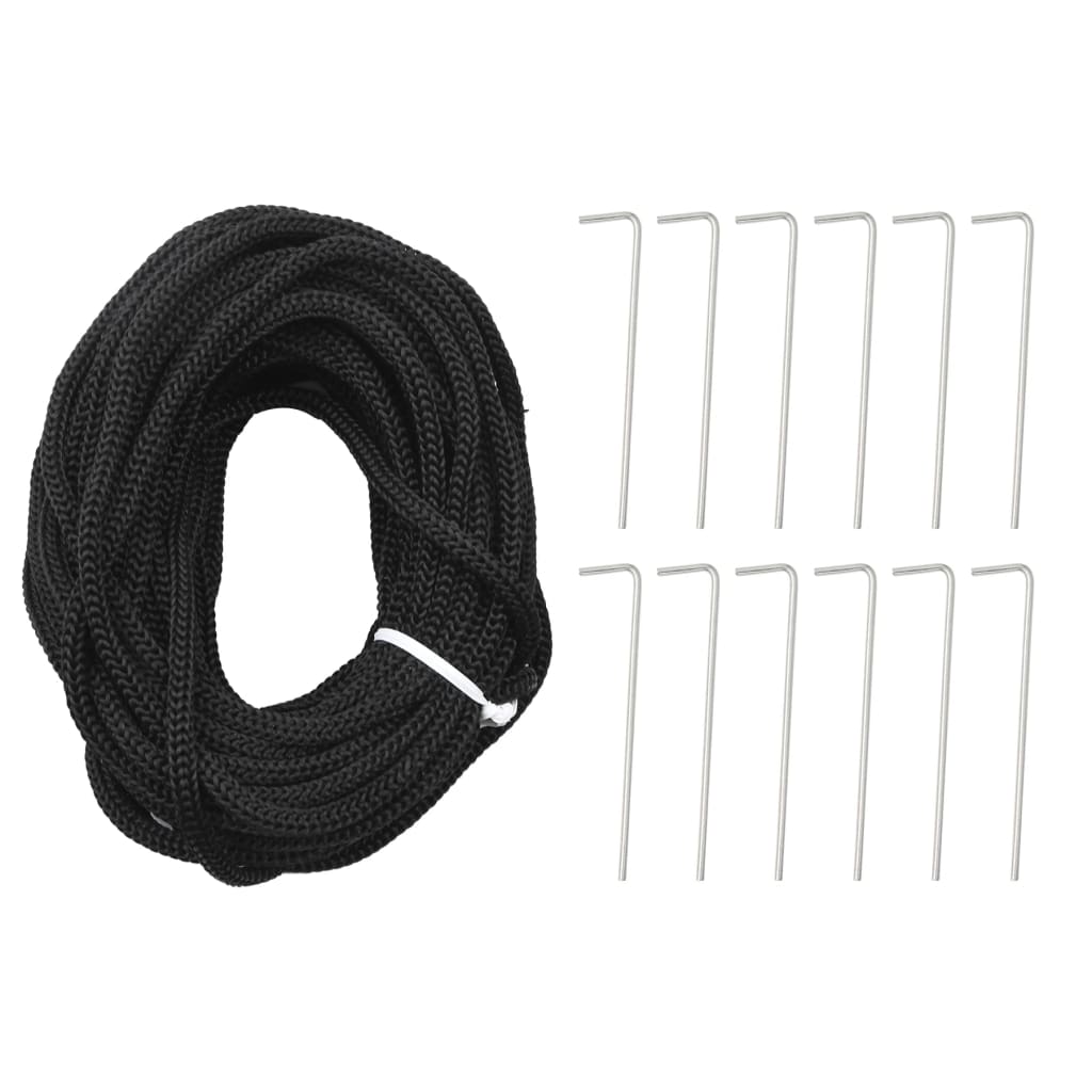 Albero di Natale Pennone Bianco Caldo 1400 LED 500 cm 343542