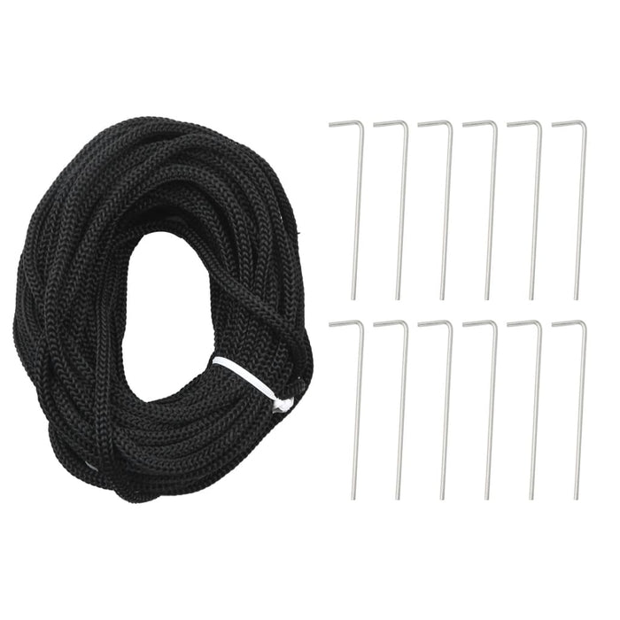 Albero di Natale Pennone Blu 1400 LED 500 cm 343544