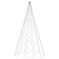 Albero di Natale Pennone Blu 3000 LED 800 cm 343548
