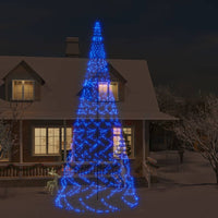 Albero di Natale Pennone Blu 3000 LED 800 cm 343548