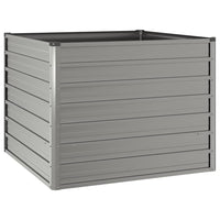 Letto Rialzato da Giardino Ruggine 100x100x77 cm Acciaio Corten 151948