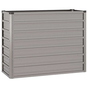 Fioriera da Giardino Grigia 100x40x77 cm Acciaio Corten cod mxl 48385