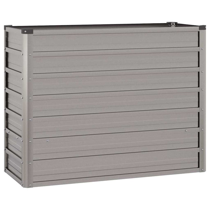 Fioriera da Giardino Grigia 100x40x77 cm Acciaio Corten cod mxl 48385