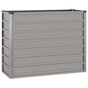 Vassoio per fioriera aiuola rialzata piante fiori terrazza giardino arrugginito 100 x 40 x 77 cm acciaio corten marrone 02_0039859