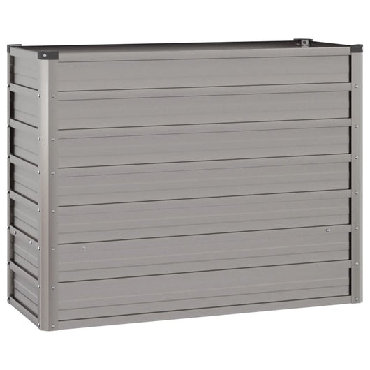 Vassoio per fioriera aiuola rialzata piante fiori terrazza giardino arrugginito 100 x 40 x 77 cm acciaio corten marrone 02_0039859