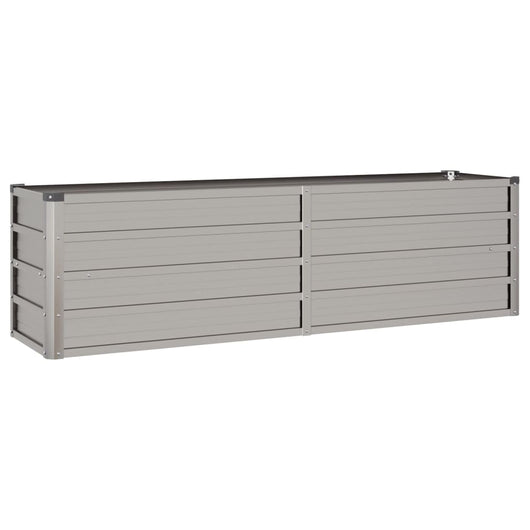 Vassoio per fioriera aiuola rialzata piante fiori terrazza giardino arrugginito 160 x 40 x 45 cm acciaio corten marrone 02_0039862