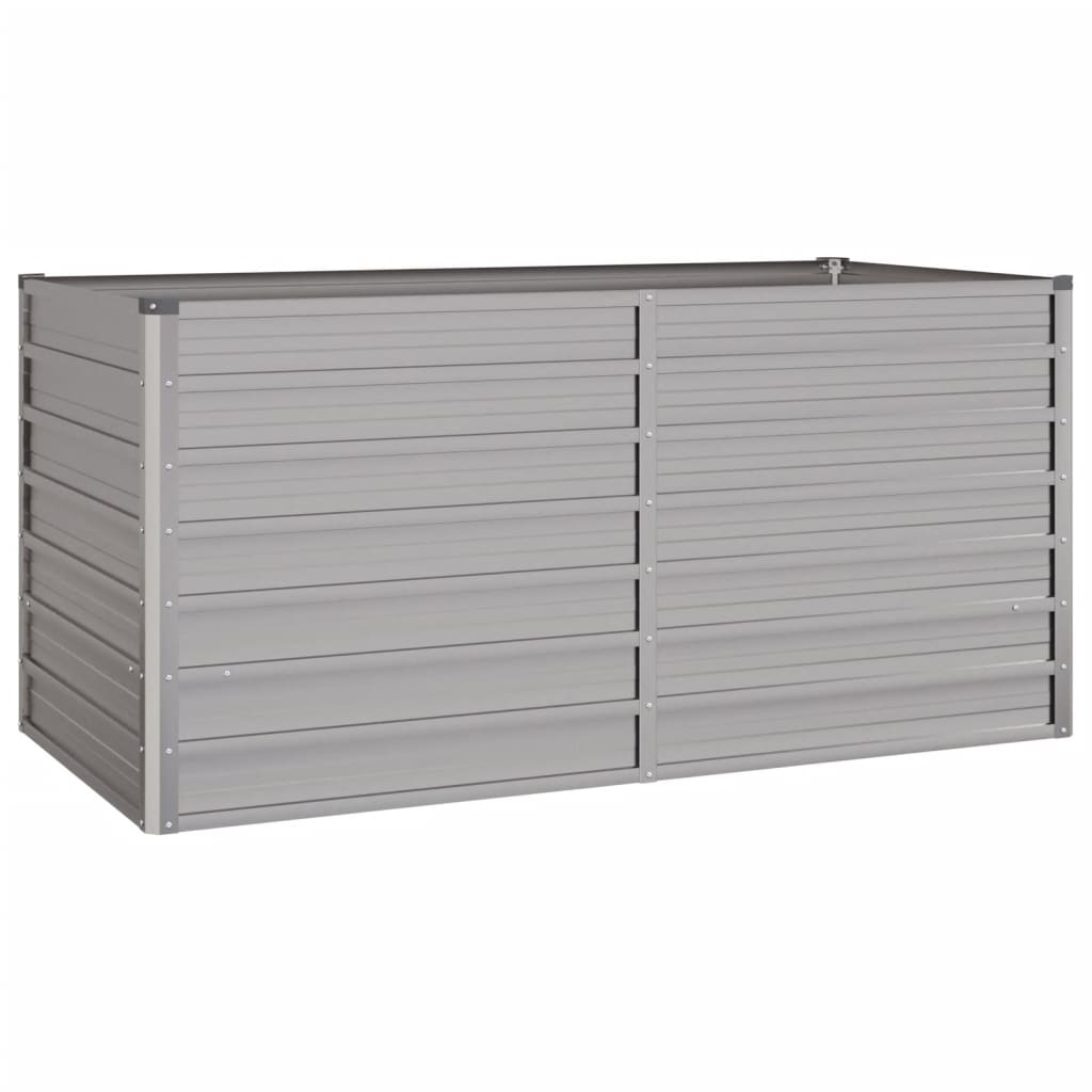 Letto Rialzato da Giardino Ruggine 160x80x77 cm Acciaio Corten 151959