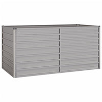 Vassoio per fioriera aiuola rialzata piante fiori terrazzo giardino ruggine 160 x 80 x 77 cm acciaio corten marrone 02_0039865