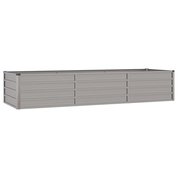 Letto Rialzato da Giardino Ruggine 240x80x45 cm Acciaio Corten 151960