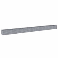 Letto Rialzato da Giardino 580x50x36 cm in Acciaio Corten 151980