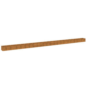 Fioriera Rialzata da Giardino 960x50x36 cm in Acciaio Corten 151982