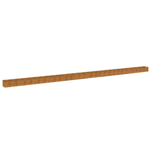 Fioriera Rialzata da Giardino 1152x50x36 cm in Acciaio Corten