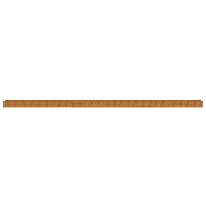 Fioriera Rialzata da Giardino 1152x50x36 cm in Acciaio Corten