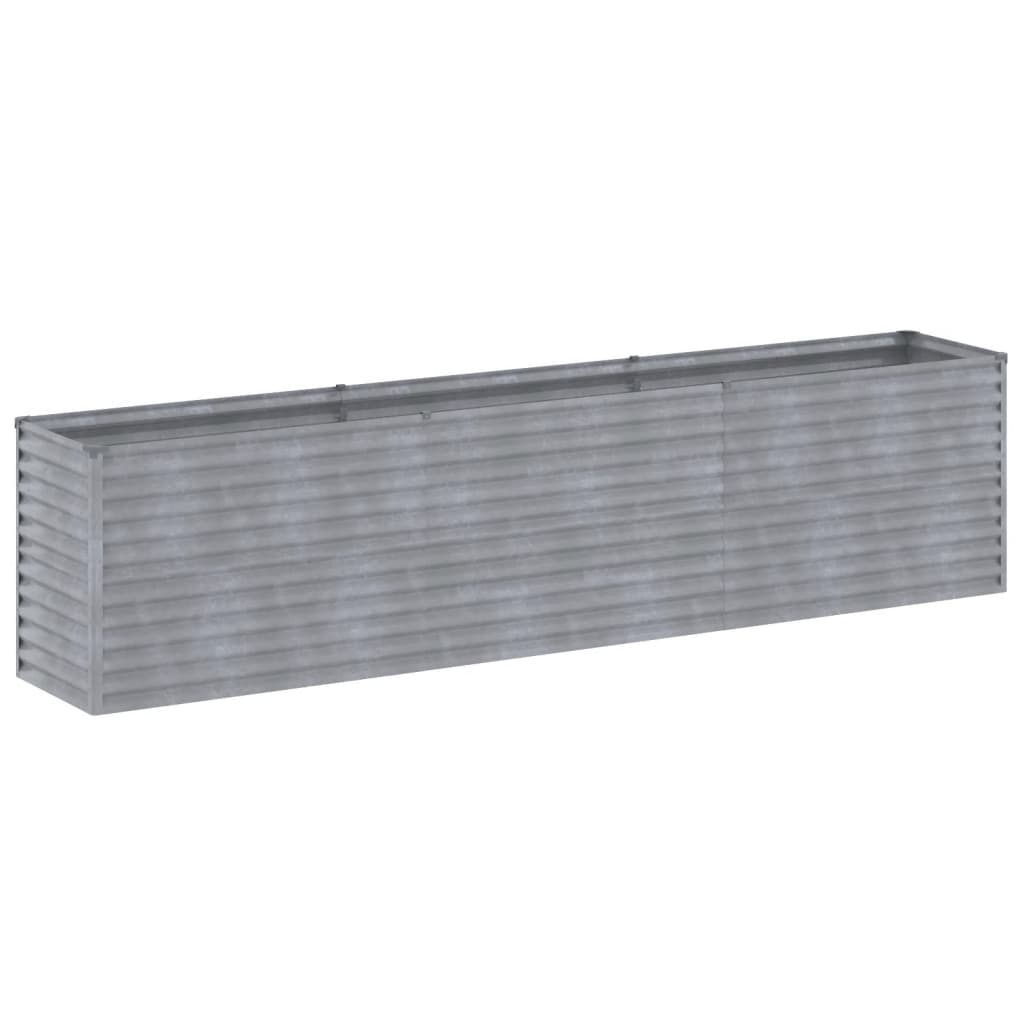 Fioriera Rialzata da Giardino 291x50x69 cm in Acciaio Cortencod mxl 82288