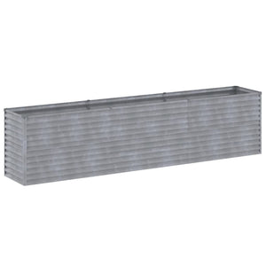 Fioriera Rialzata da Giardino 291x50x69 cm in Acciaio Cortencod mxl 82288