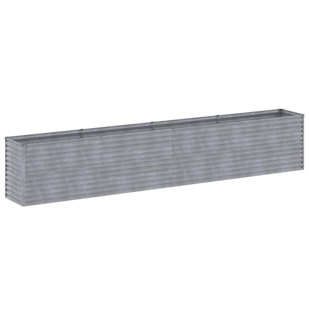 Fioriera Rialzata da Giardino 385x50x69 cm in Acciaio Cortencod mxl 106195