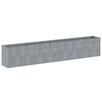 Fioriera Rialzata da Giardino 385x50x69 cm in Acciaio Cortencod mxl 106195