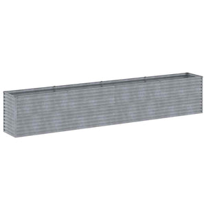 Fioriera Rialzata da Giardino 385x50x69 cm in Acciaio Cortencod mxl 106195