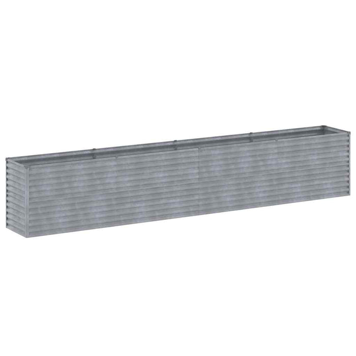 Fioriera Rialzata da Giardino 385x50x69 cm in Acciaio Cortencod mxl 106195