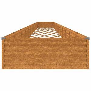 Fioriera Rialzata da Giardino 1150x100x36 cm in Acciaio Corten 152001