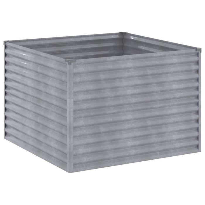 Fioriera Rialzata da Giardino 100x100x69 cm in Acciaio Corten 152002