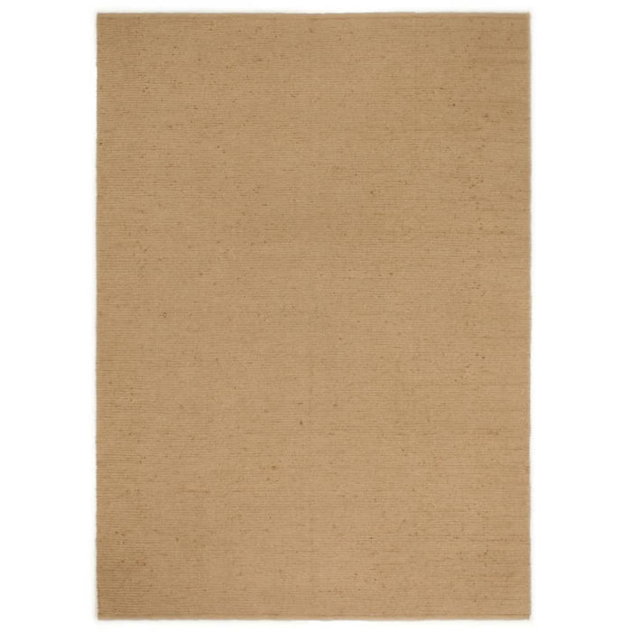 Tappeto Fatto a Mano in Bouclé 160x230 cm Iuta e Cotone 344999