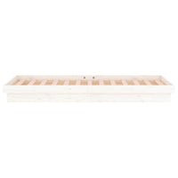 Giroletto LED Bianco 75x190 cm Small Single Legno Massello
