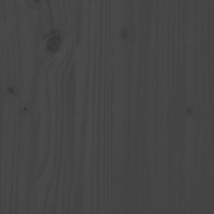 Dormeuse in Legno Massello di Pino Grigio 80x200 cm