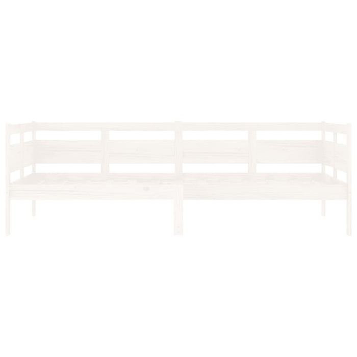 Dormeuse Bianca in Legno Massello di Pino 90x200 cm 820298