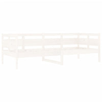 Dormeuse Bianca in Legno Massello di Pino 80x200 cm 820303