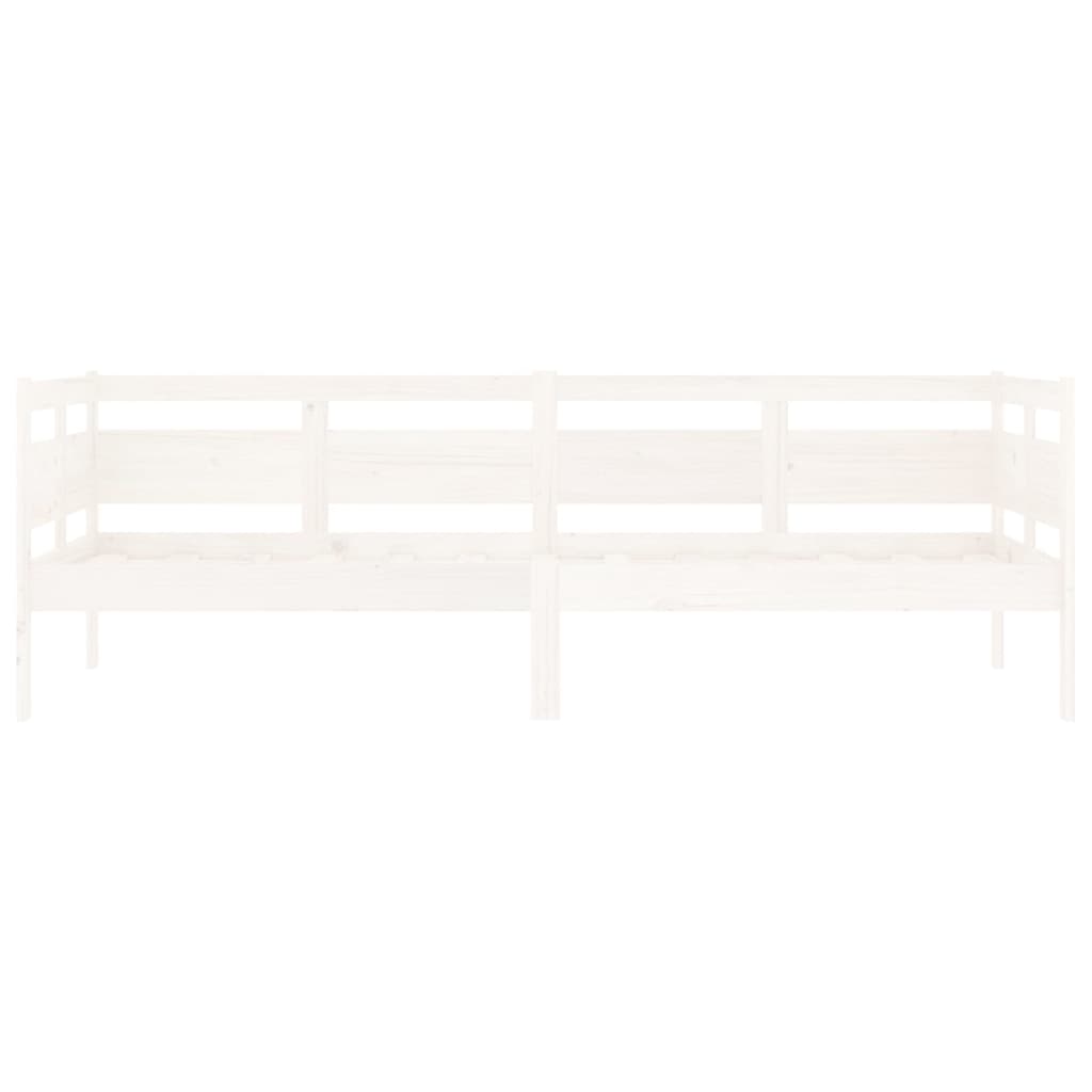 Dormeuse Bianca in Legno Massello di Pino 80x200 cm 820303