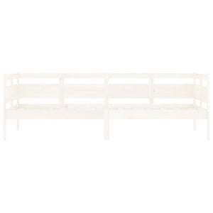 Dormeuse Bianca in Legno Massello di Pino 80x200 cm 820303