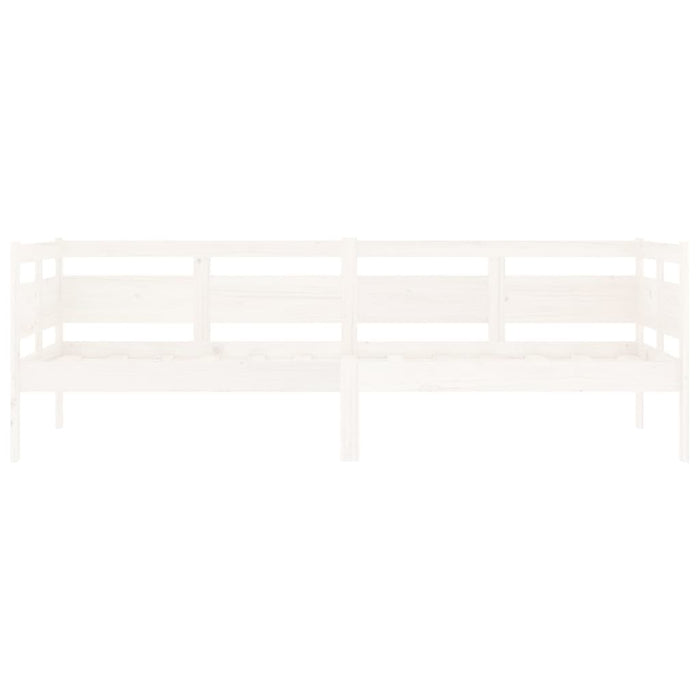 Dormeuse Bianca in Legno Massello di Pino 80x200 cm 820303