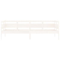 Dormeuse Bianca in Legno Massello di Pino 80x200 cm cod mxl 61312