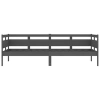 Dormeuse Grigia in Legno Massello di Pino 80x200 cm 820304