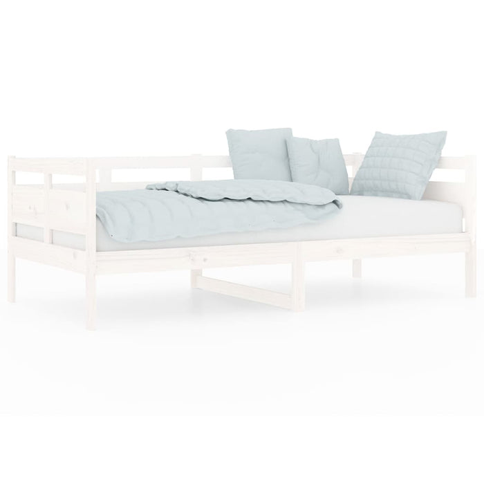 Dormeuse Bianca in Legno Massello di Pino 90x190 cm 820308