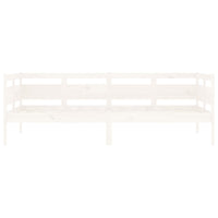 Dormeuse Bianca in Legno Massello di Pino 90x190 cm