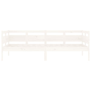 Dormeuse Bianca in Legno Massello di Pino 90x190 cm 820308