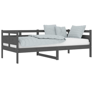 Dormeuse in Legno Massello di Pino Grigio 90x190 cm 820309