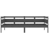 Dormeuse in Legno Massello di Pino Grigio 90x190 cm 820309