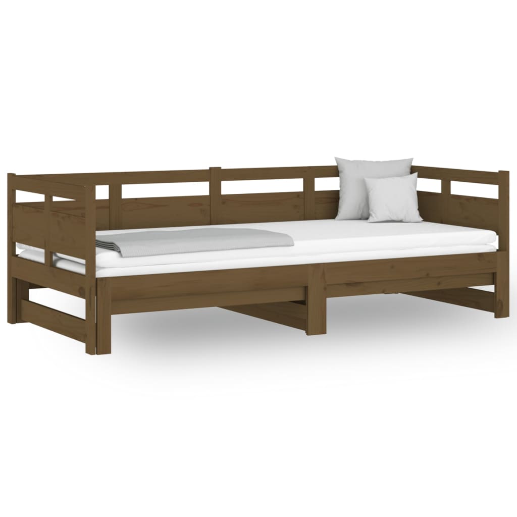 Dormeuse Estraibile Ambra Legno Massello di Pino 2x(80x200)cm 820320