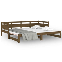 Dormeuse Estraibile Ambra Legno Massello di Pino 2x(80x200)cm 820320