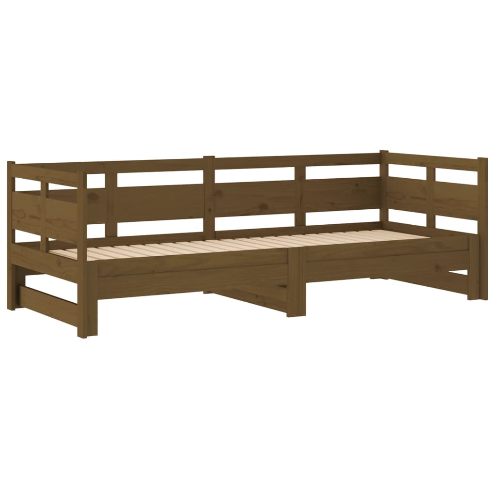 Dormeuse Estraibile Ambra Legno Massello di Pino 2x(80x200)cm 820320